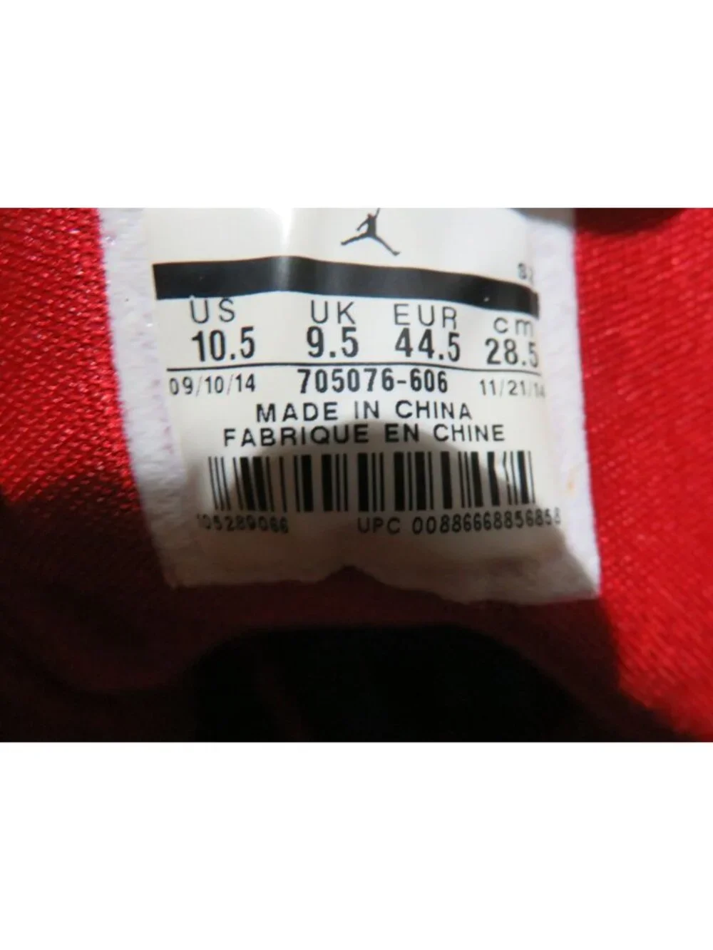 Nike Air Jordan Instigator Red Size 10.5 Athletic Shoes Sneakers 705076-606